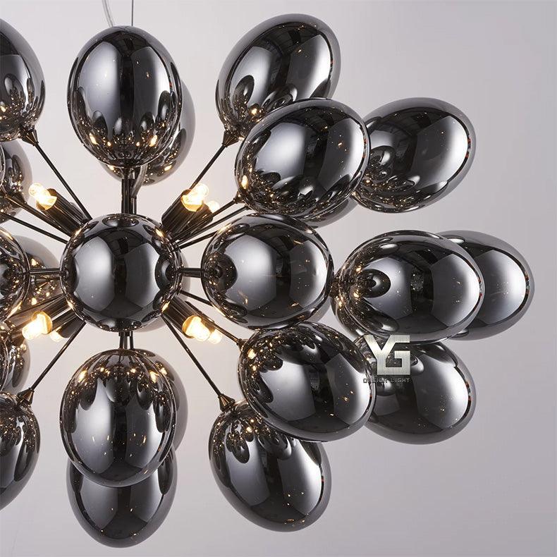 Luxury Grape Shape Glass Chandelier - Galastellar