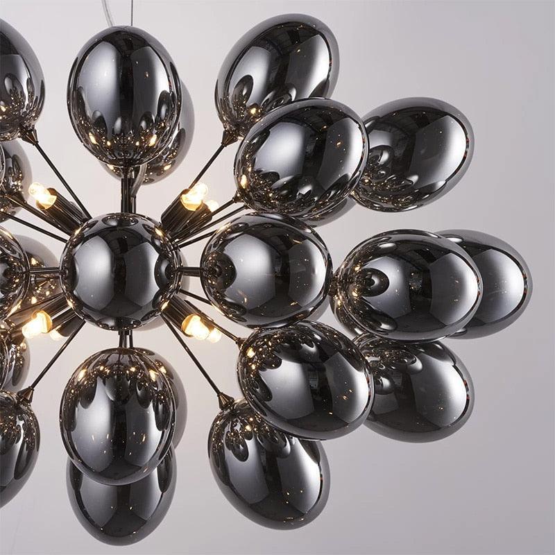 Luxury Grape Shape Glass Chandelier - Galastellar