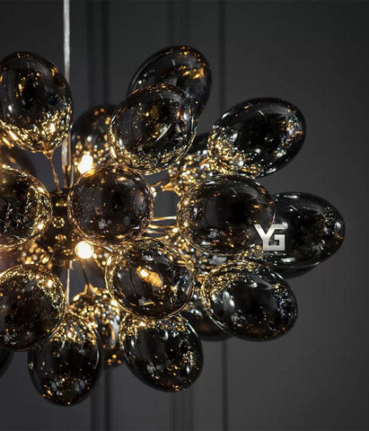 Luxury Grape Shape Glass Chandelier - Galastellar Luxury Grape Shape Glass Chandelier - Galastellar