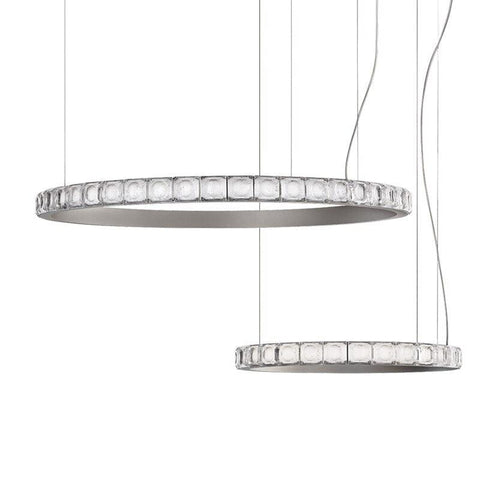 Luxury Round Ring Crystal Chandelier - Galastellar Luxury Round Ring Crystal Chandelier - Galastellar