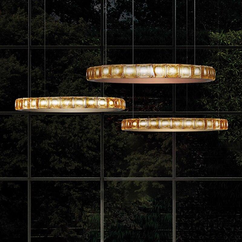 Luxury Round Ring Crystal Chandelier - Galastellar Luxury Round Ring Crystal Chandelier - Galastellar