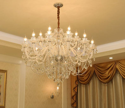 Luxury Villa LED Crystal Candle Chandelier - Galastellar Luxury Villa LED Crystal Candle Chandelier - Galastellar