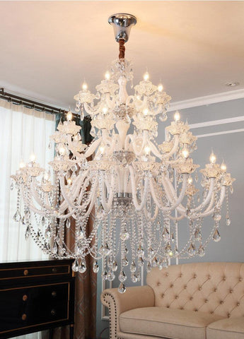 Luxury Villa LED Crystal Candle Chandelier - Galastellar Luxury Villa LED Crystal Candle Chandelier - Galastellar