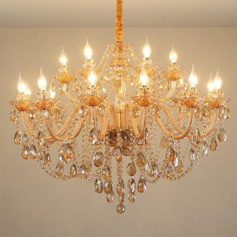 Luxury Villa LED Crystal Candle Chandelier - Galastellar Luxury Villa LED Crystal Candle Chandelier - Galastellar