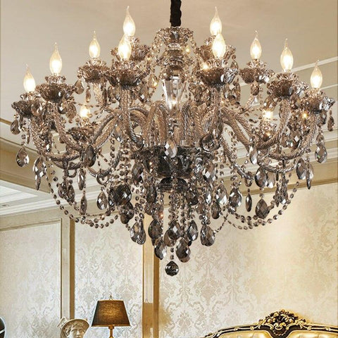 Luxury Villa LED Crystal Candle Chandelier - Galastellar Luxury Villa LED Crystal Candle Chandelier - Galastellar
