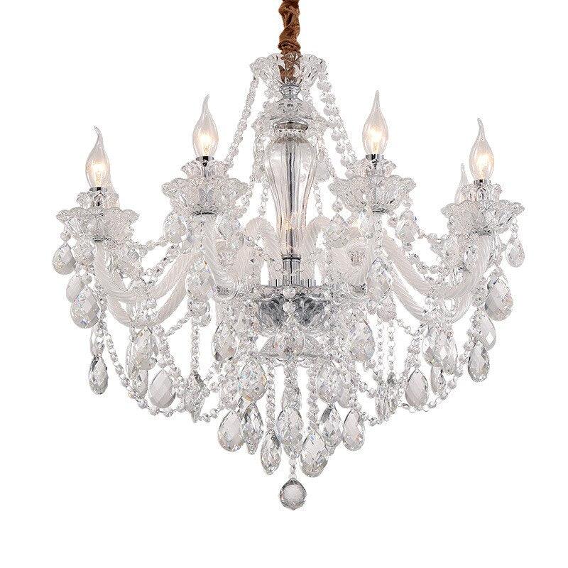 Luxury Villa LED Crystal Candle Chandelier - Galastellar