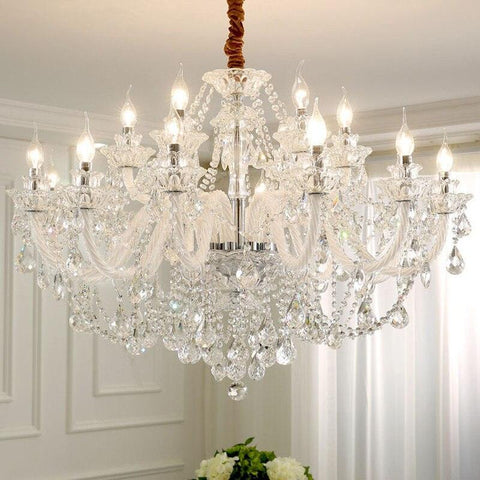 Luxury Villa LED Crystal Candle Chandelier - Galastellar Luxury Villa LED Crystal Candle Chandelier - Galastellar