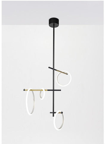 Magnetic Attraction Ring Chandelier - Galastellar Magnetic Attraction Ring Chandelier - Galastellar