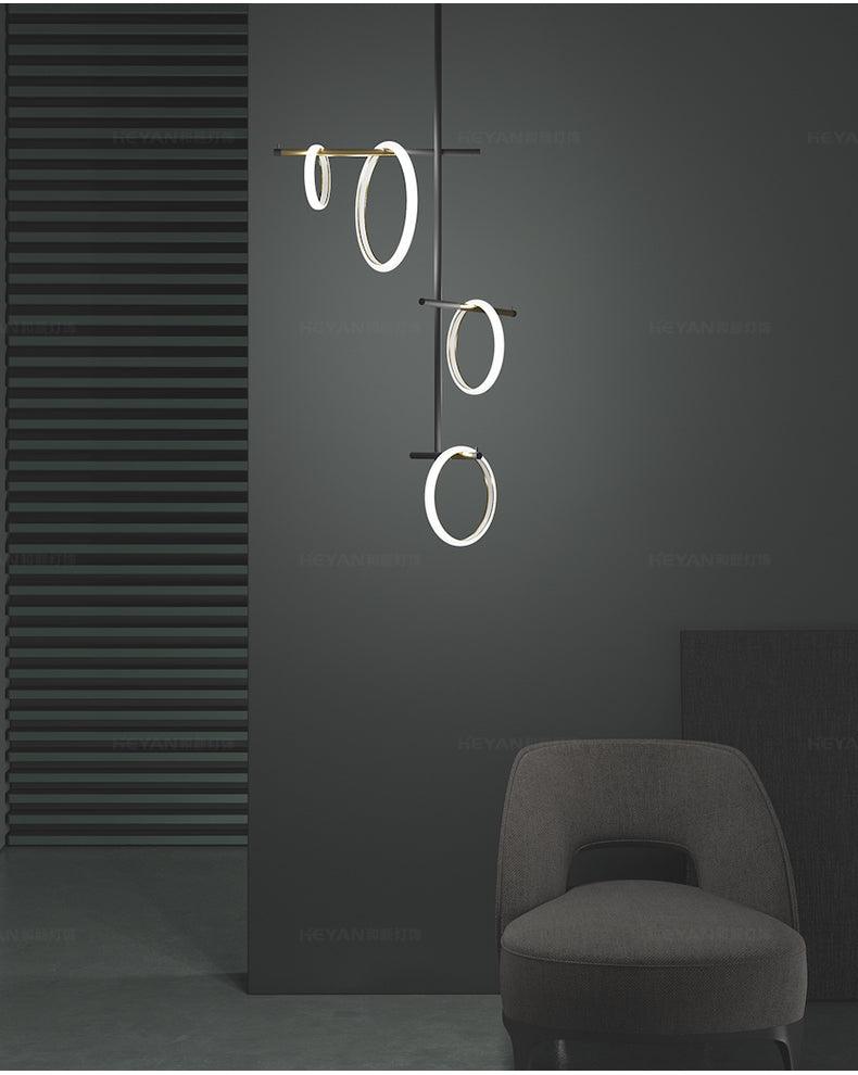 Magnetic Attraction Ring Chandelier - Galastellar