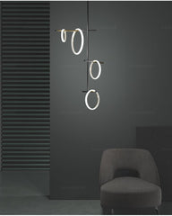 Magnetic Attraction Ring Chandelier - Galastellar