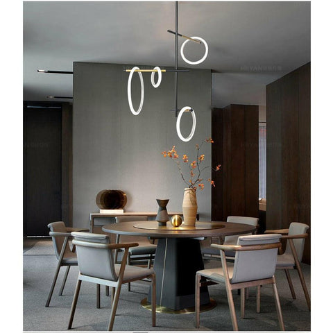 Magnetic Attraction Ring Chandelier - Galastellar Magnetic Attraction Ring Chandelier - Galastellar