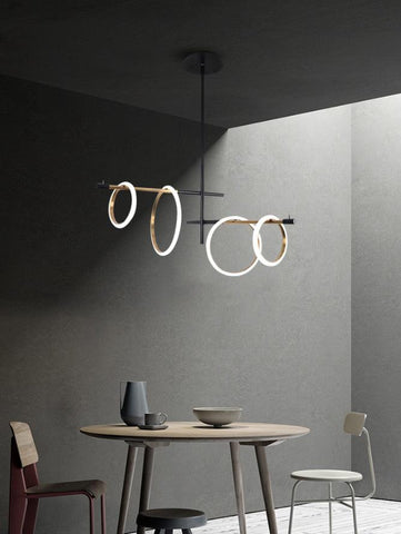 Magnetic Attraction Ring Chandelier - Galastellar Magnetic Attraction Ring Chandelier - Galastellar