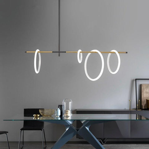 Magnetic Attraction Ring Chandelier - Galastellar Magnetic Attraction Ring Chandelier - Galastellar