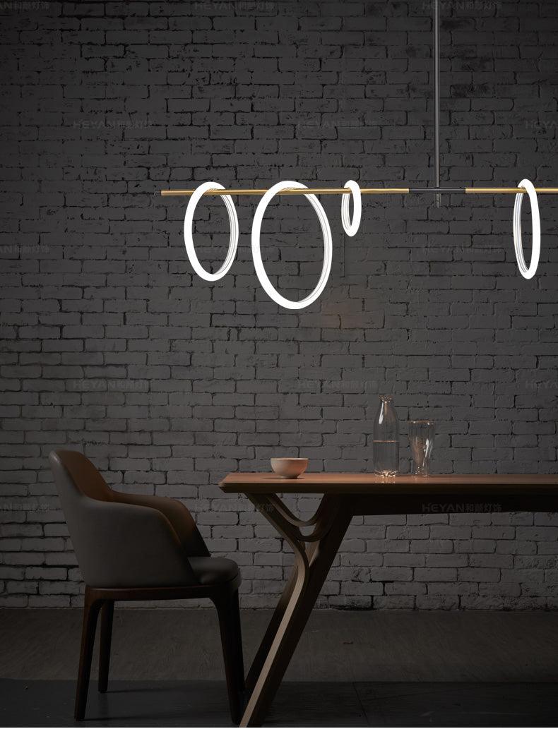 Magnetic Attraction Ring Chandelier - Galastellar Magnetic Attraction Ring Chandelier - Galastellar