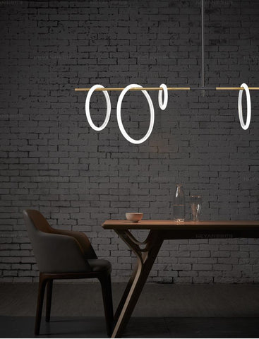Magnetic Attraction Ring Chandelier - Galastellar Magnetic Attraction Ring Chandelier - Galastellar
