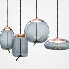 Minimalist Nordic Art Glass LED Pendant Lamps - Galastellar