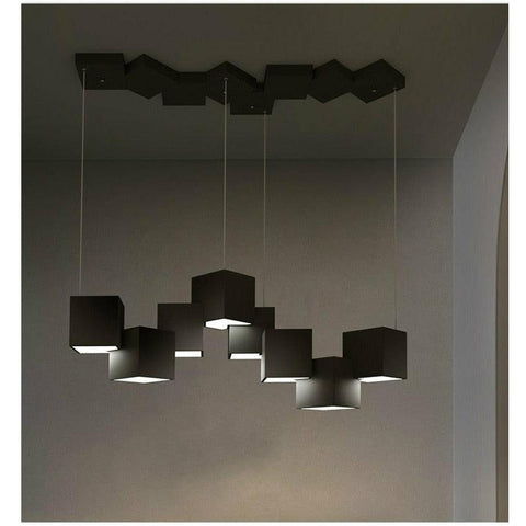 Modern Bar Cube Pendant Lights - Galastellar Modern Bar Cube Pendant Lights - Galastellar