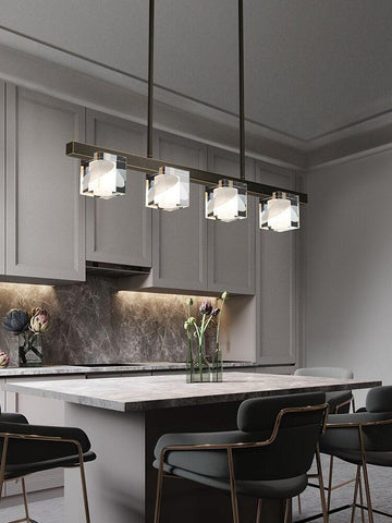 Modern Brass Dining room LED Pendant Lamps - Galastellar Modern Brass Dining room LED Pendant Lamps - Galastellar