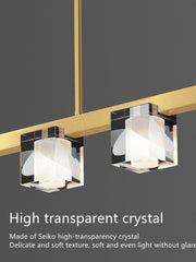 Modern Brass Dining room LED Pendant Lamps - Galastellar