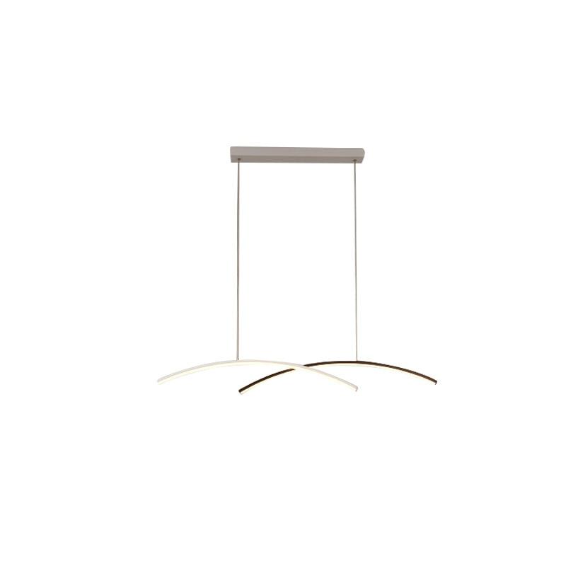 Modern Double Arc LED Chandelier - Galastellar