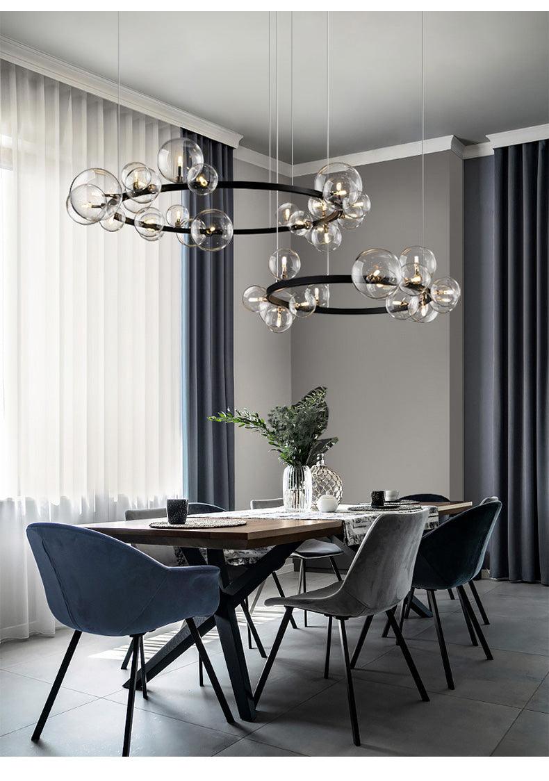 Modern Glass Bubble Ceiling Chandeliers - Galastellar