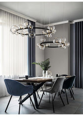 Modern Glass Bubble Ceiling Chandeliers - Galastellar