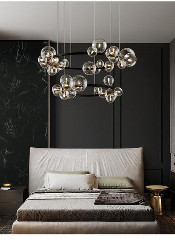 Modern Glass Bubble Ceiling Chandeliers - Galastellar Modern Glass Bubble Ceiling Chandeliers - Galastellar