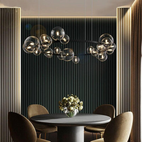 Modern Glass Bubble Ceiling Chandeliers - Galastellar Modern Glass Bubble Ceiling Chandeliers - Galastellar