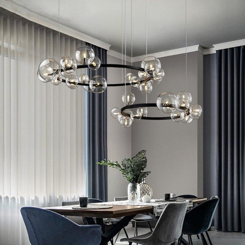 Modern Glass Bubble Ceiling Chandeliers - Galastellar Modern Glass Bubble Ceiling Chandeliers - Galastellar