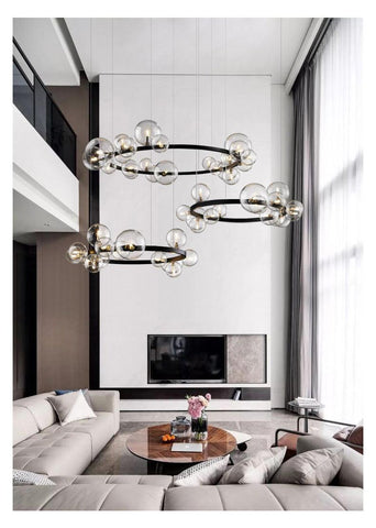 Modern Glass Bubble Ceiling Chandeliers - Galastellar Modern Glass Bubble Ceiling Chandeliers - Galastellar