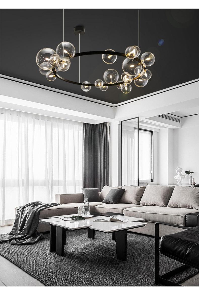 Modern Glass Bubble Ceiling Chandeliers - Galastellar
