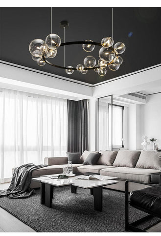 Modern Glass Bubble Ceiling Chandeliers - Galastellar Modern Glass Bubble Ceiling Chandeliers - Galastellar