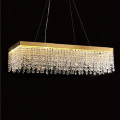 Modern Golden Luxury Tassel Crystal Chandelier - Galastellar