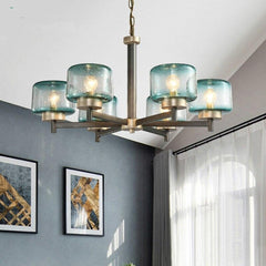 Modern Gradient Glass Shades LED Chandelier - Galastellar