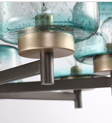 Modern Gradient Glass Shades LED Chandelier - Galastellar