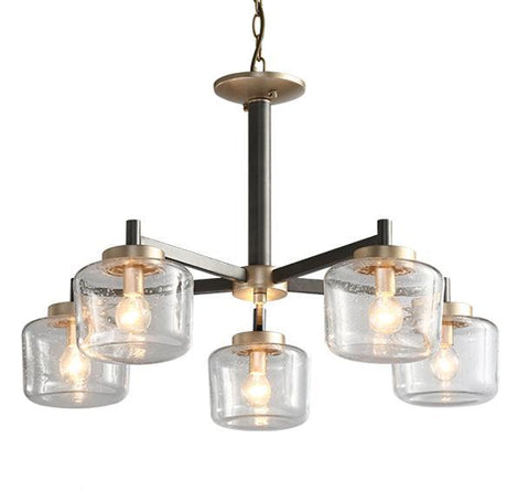 Modern Gradient Glass Shades LED Chandelier - Galastellar Modern Gradient Glass Shades LED Chandelier - Galastellar
