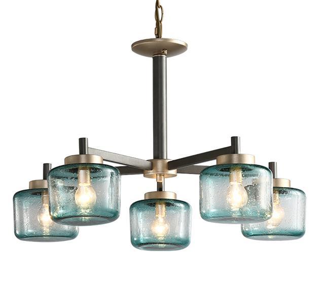 Modern Gradient Glass Shades LED Chandelier - Galastellar