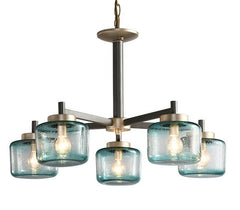 Modern Gradient Glass Shades LED Chandelier - Galastellar