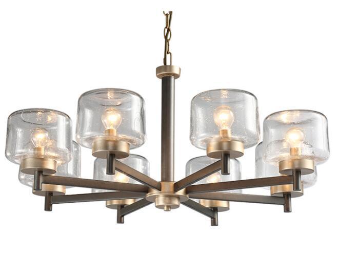 Modern Gradient Glass Shades LED Chandelier - Galastellar