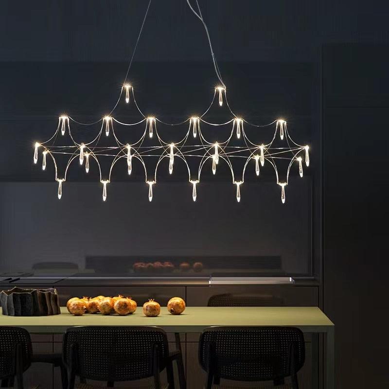 Modern LED Crystal Chandelier - Galastellar