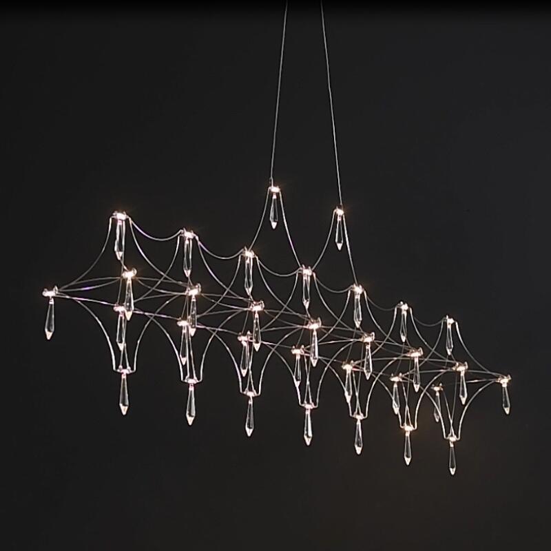 Modern LED Crystal Chandelier - Galastellar