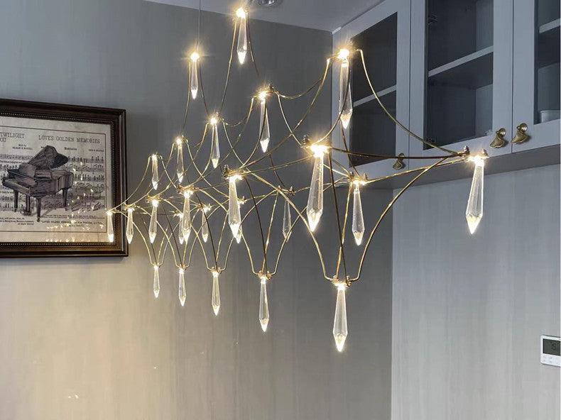 Modern LED Crystal Chandelier - Galastellar
