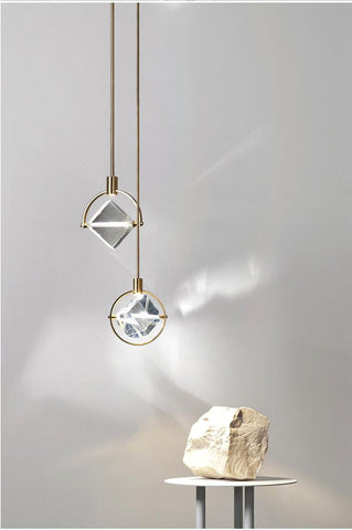 Modern LED Simple Crystal Pendant Lamp - Galastellar Modern LED Simple Crystal Pendant Lamp - Galastellar