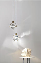 Modern LED Simple Crystal Pendant Lamp - Galastellar