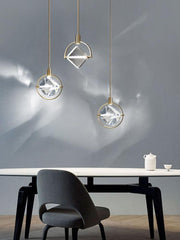Modern LED Simple Crystal Pendant Lamp - Galastellar