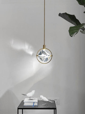 Modern LED Simple Crystal Pendant Lamp - Galastellar Modern LED Simple Crystal Pendant Lamp - Galastellar