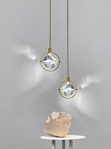 Modern LED Simple Crystal Pendant Lamp - Galastellar Modern LED Simple Crystal Pendant Lamp - Galastellar