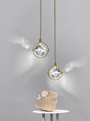 Modern LED Simple Crystal Pendant Lamp - Galastellar