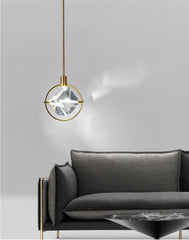 Modern LED Simple Crystal Pendant Lamp - Galastellar