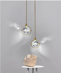 Modern LED Simple Crystal Pendant Lamp - Galastellar